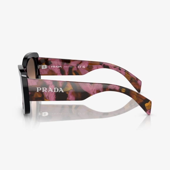 Prada PR A08S Violet Brown Sunglasses w/ Box